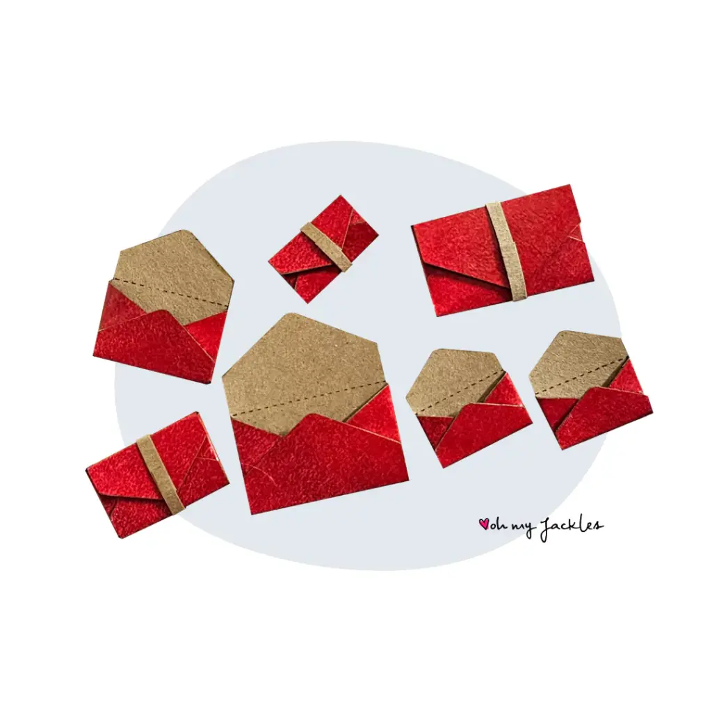 Velvet Red Mini Envelopes by OhMyJackles