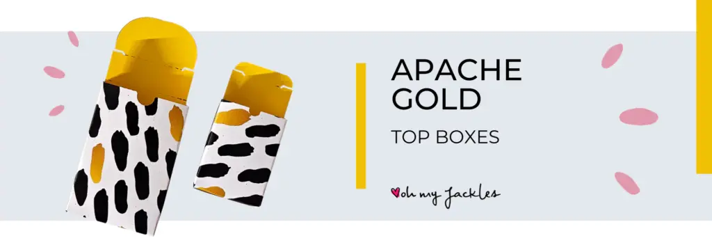 Apache Gold Top Box Long Banner by OhMyJackles