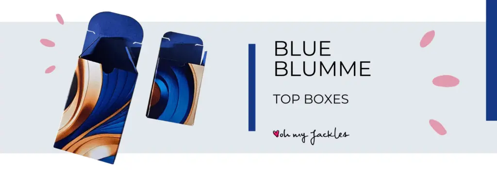 BLUE BLUMME TOP BOX LONG BANNER by OhMyJackles