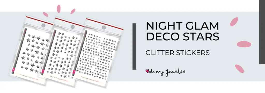 Night Glam Deco Stars Long Banner by OhMyJackles