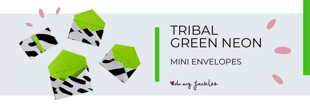 Tribal Moo Neon Green Mini Envi Long Banner by OhMyJackles
