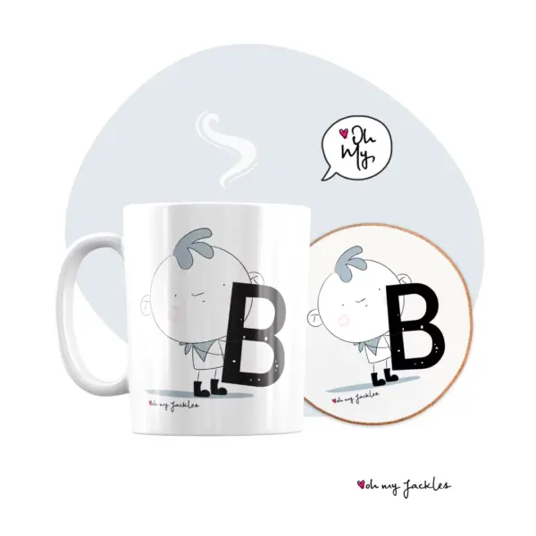 Jackson B Mug & Coaster by OhMyJackles 2024