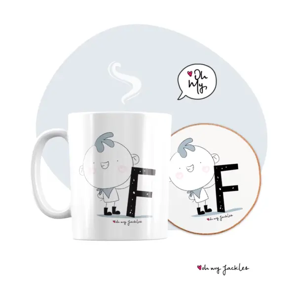 Jackson F Mug & Coaster by OhMyJackles 2024