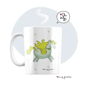 LEAFY PONY MUG