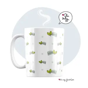 LEAFY BOW MUG