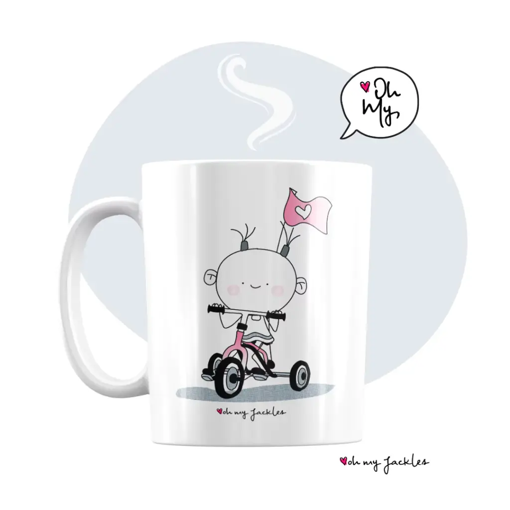 Lisl Bike Mug by OhMyJackles 2024