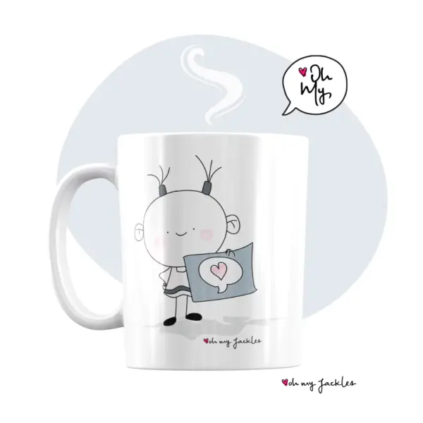 Lisl Heart Note Mug by OhMyJackles 2024