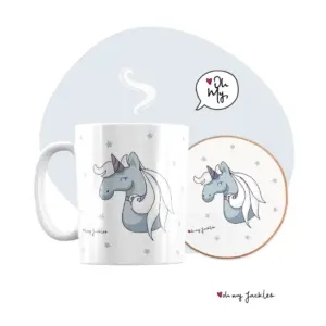 SKULLBOW PONY MUG